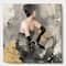 Designart - Gold Fashion Dance - Traditional Premium Canvas Wall Art